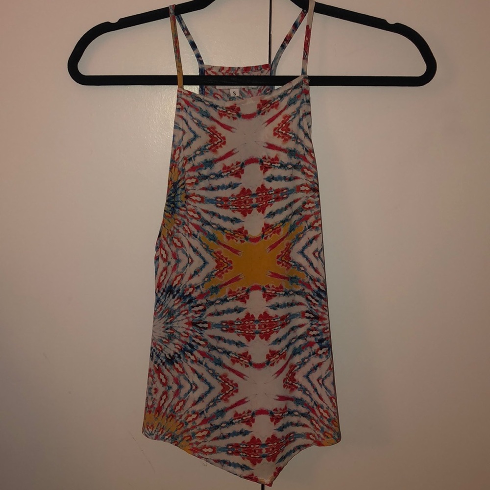 Multicolored High Neck Tank